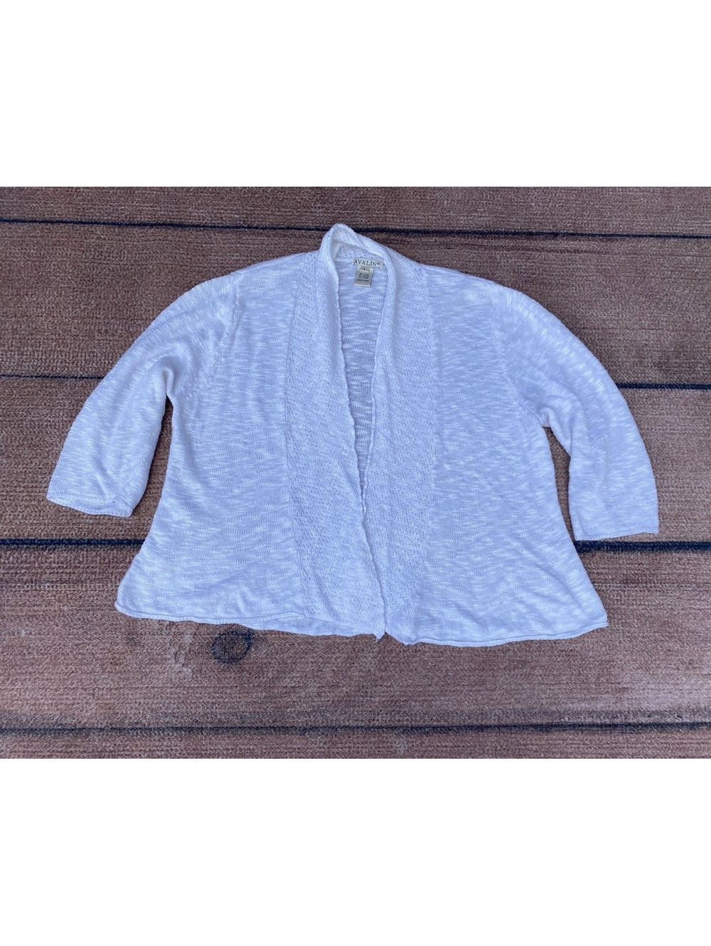 Avalin linen rayon slub knit fairy goblin whimsigoth poetcore half sleeve cardi